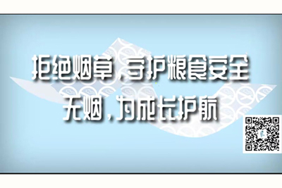 骚逼女人流水三级片视频拒绝烟草，守护粮食安全